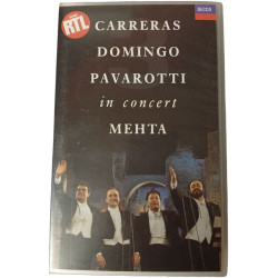 VHS - Carreras Domingo Pavarotti in concert Mehta