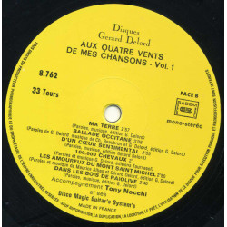 Aux Quatre Vents De Mes Chansons Vol.1