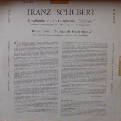 Symphonie No. 4 "Tragique" / "Rosamunde"