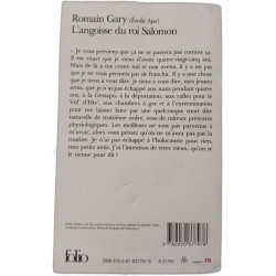 L'angoisse du roi Salomon