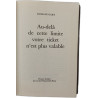 Au-delà de cette limite votre ticket n'est plus valable