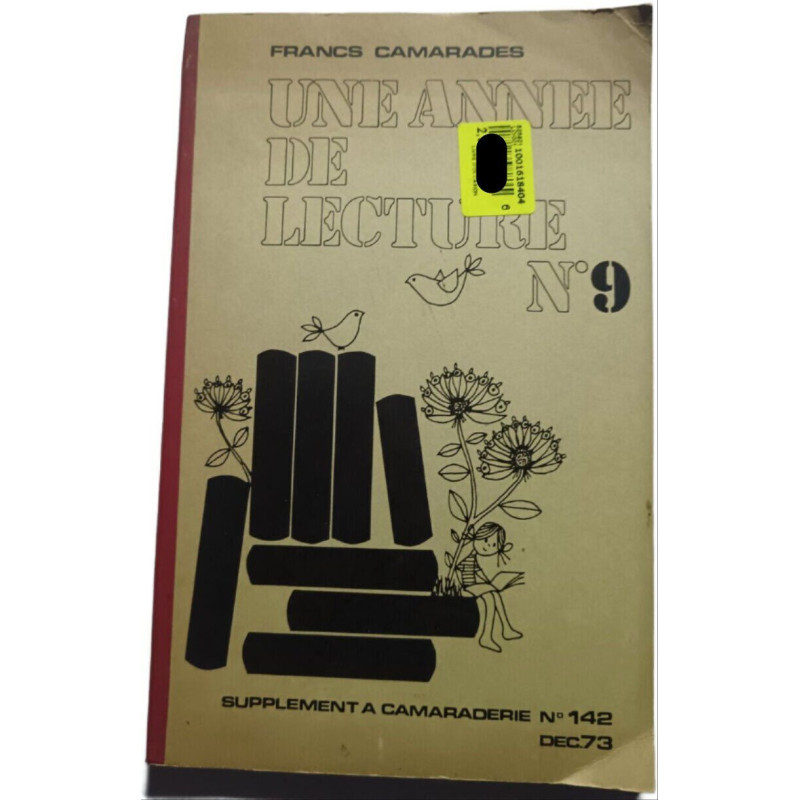 Une année de lecture