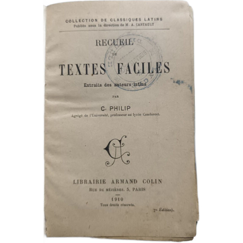 Recueil de textes faciles