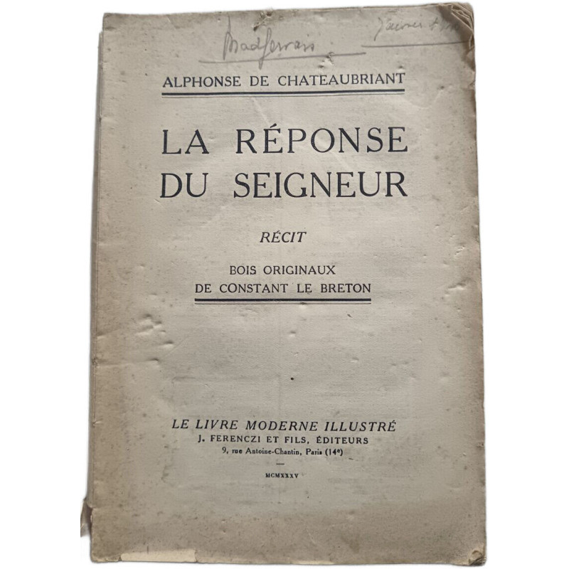 La réponse du seigneur