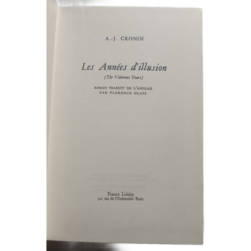 Les Années d'illusion