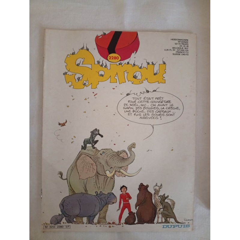 Spirou 24 décembre 1981 – nº 2280