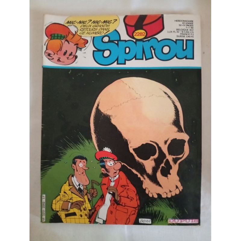 Spirou 7 janvier 1982 – nº 2282
