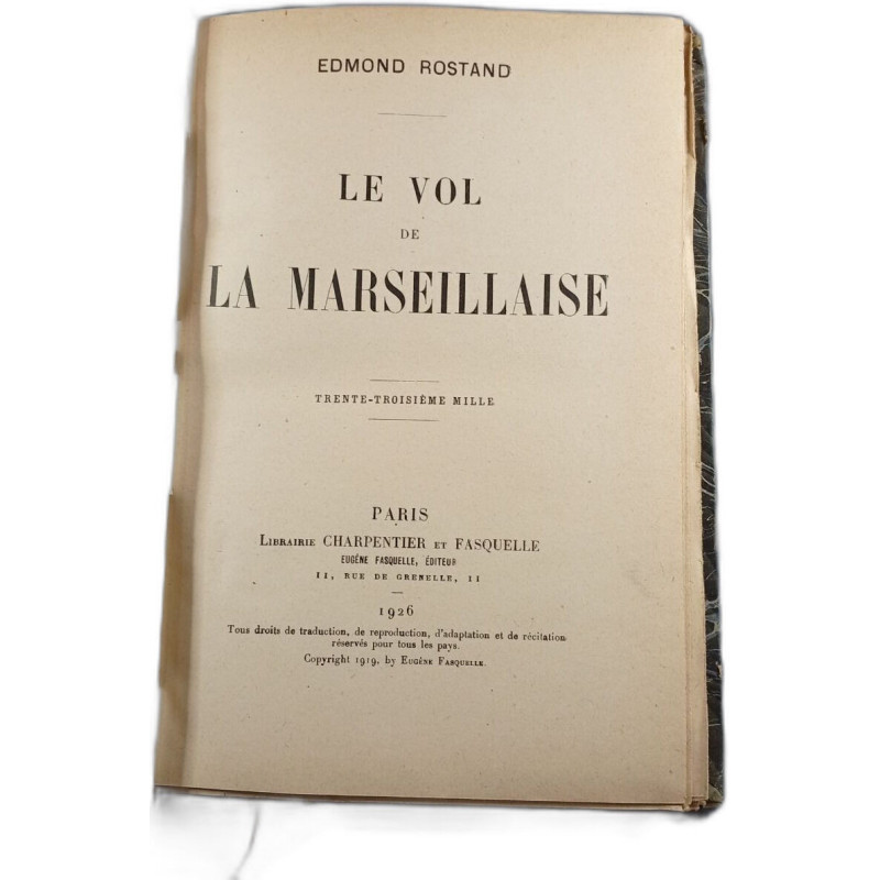 Le Vol de la Marseillaise - trente-troisième mille