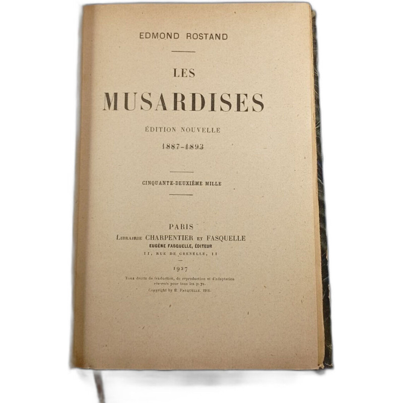 Les musardises / édition nouvelle 1887-1893 - cinquante-deuxième mille